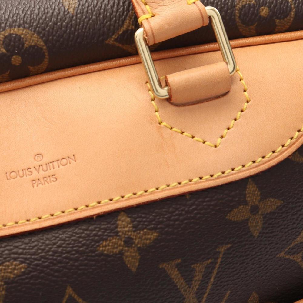 LOUIS VUITTON Brown Monogram Leather Deauville Bag - Picture 8 of 10